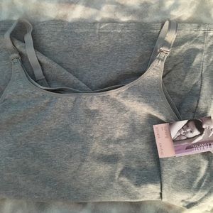 Maternity nursing tank top